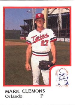 1986 ProCards Orlando Twins #4 Mark Clemons Front