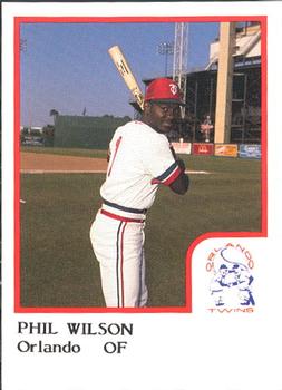 1986 ProCards Orlando Twins #24 Phil Wilson Front