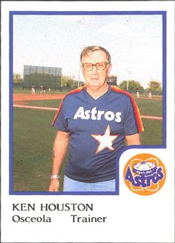 1986 ProCards Osceola Astros #NNO Ken Houston Front