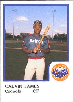 1986 ProCards Osceola Astros #NNO Calvin James Front