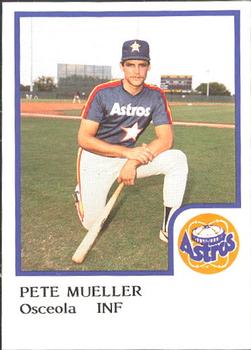 1986 ProCards Osceola Astros #NNO Pete Mueller Front