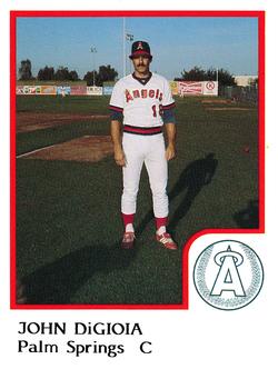 1986 ProCards Palm Springs Angels #10 John DiGioia Front