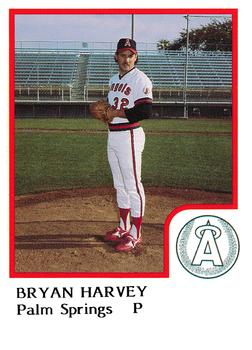 1986 ProCards Palm Springs Angels #16 Bryan Harvey Front