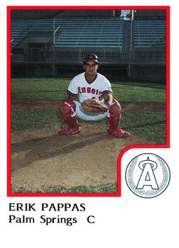 1986 ProCards Palm Springs Angels #25 Erik Pappas Front
