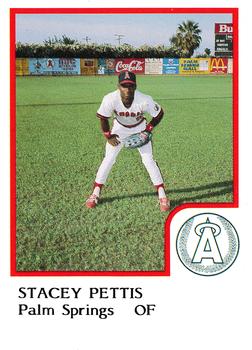 1986 ProCards Palm Springs Angels #26 Stacey Pettis Front