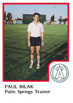 1986 ProCards Palm Springs Angels #4 Paul Bilak Front