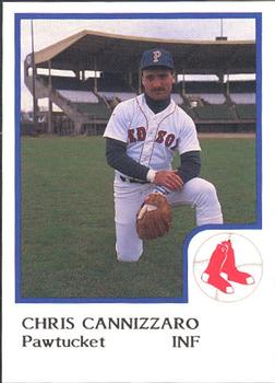 1986 ProCards Pawtucket Red Sox #NNO Chris Cannizzaro Front