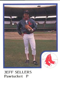 1986 ProCards Pawtucket Red Sox #NNO Jeff Sellers Front