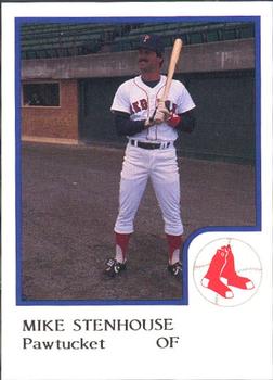 1986 ProCards Pawtucket Red Sox #NNO Mike Stenhouse Front