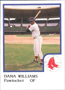 1986 ProCards Pawtucket Red Sox #NNO Dana Williams Front