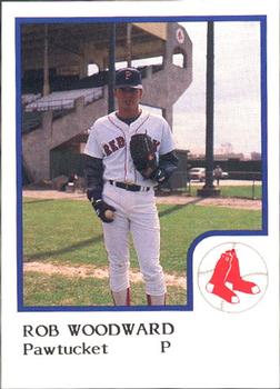 1986 ProCards Pawtucket Red Sox #NNO Rob Woodward Front
