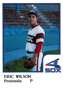 1986 ProCards Peninsula White Sox #27 Eric Wilson Front