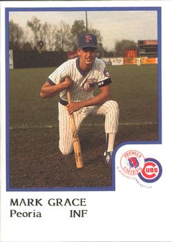 1986 ProCards Peoria Chiefs #NNO Mark Grace Front