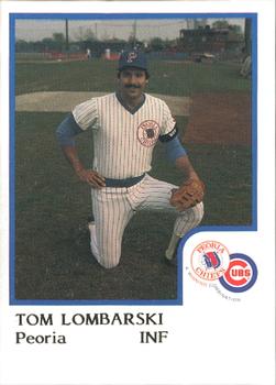1986 ProCards Peoria Chiefs #NNO Tom Lombarski Front