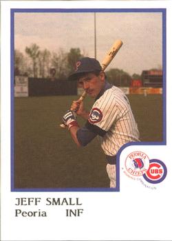 1986 ProCards Peoria Chiefs #NNO Jeff Small Front