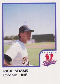 1986 ProCards Phoenix Firebirds #NNO Rick Adams Front