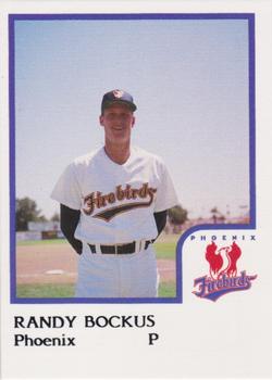 1986 ProCards Phoenix Firebirds #NNO Randy Bockus Front