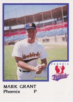 1986 ProCards Phoenix Firebirds #NNO Mark Grant Front