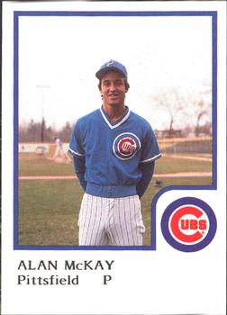 1986 ProCards Pittsfield Cubs #16 Alan McKay Front