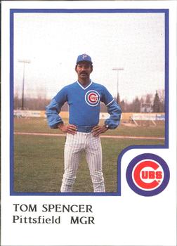 1986 ProCards Pittsfield Cubs #22 Tom Spencer Front