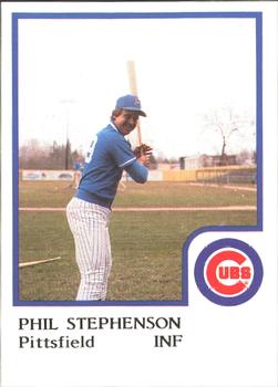 1986 ProCards Pittsfield Cubs #23 Phil Stephenson Front