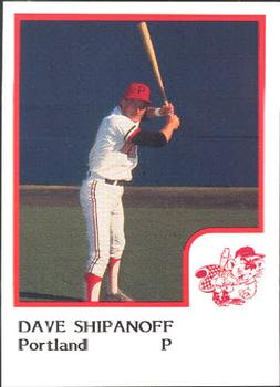 1986 ProCards Portland Beavers #NNO Dave Shipanoff Front