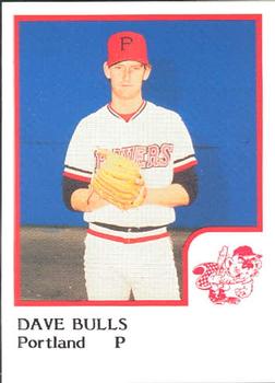1986 ProCards Portland Beavers #NNO Dave Bulls Front
