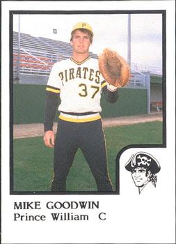 1986 ProCards Prince William Pirates #12 Mike Goodwin Front