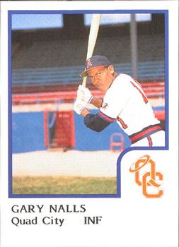 1986 ProCards Quad City Angels #25 Gary Nalls Front