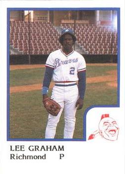 1986 ProCards Richmond Braves #7 Lee Graham Front