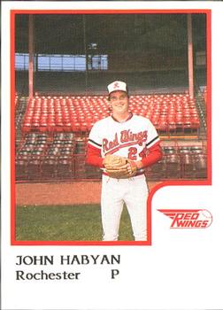 1986 ProCards Rochester Red Wings #NNO John Habyan Front