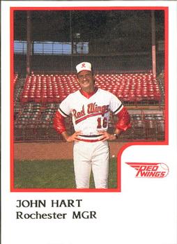 1986 ProCards Rochester Red Wings #NNO John Hart Front