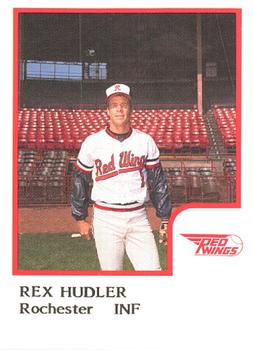 1986 ProCards Rochester Red Wings #NNO Rex Hudler Front