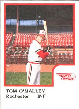 1986 ProCards Rochester Red Wings #NNO Tom O'Malley Front