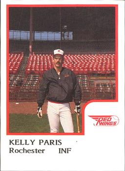 1986 ProCards Rochester Red Wings #NNO Kelly Paris Front