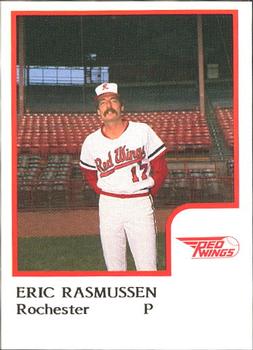 1986 ProCards Rochester Red Wings #NNO Eric Rasmussen Front