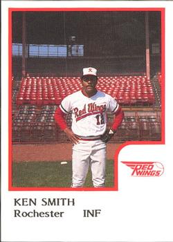 1986 ProCards Rochester Red Wings #NNO Ken Smith Front