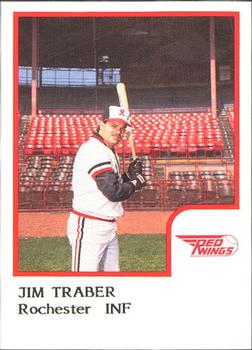 1986 ProCards Rochester Red Wings #NNO Jim Traber Front