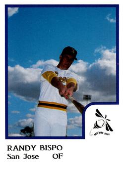 1986 ProCards San Jose Bees #4 Randy Bispo Front
