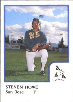 1986 ProCards San Jose Bees #10 Steven Howe Front