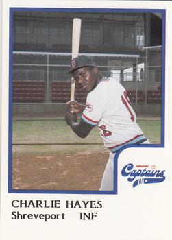 1986 ProCards Shreveport Captains #11 Charlie Hayes Front