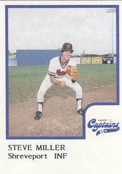 1986 ProCards Shreveport Captains #19 Steve Miller Front