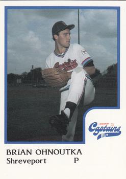 1986 ProCards Shreveport Captains #20 Brian Ohnoutka Front