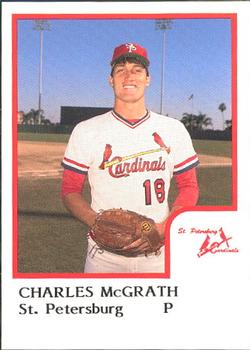 1986 ProCards St. Petersburg Cardinals #19 Charles McGrath Front