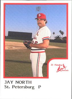 1986 ProCards St. Petersburg Cardinals #22 Jay North Front