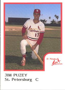 1986 ProCards St. Petersburg Cardinals #25 Jim Puzey Front