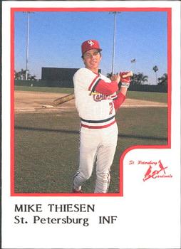 1986 ProCards St. Petersburg Cardinals #29 Mike Thiesen Front