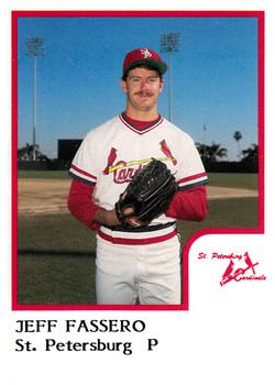 1986 ProCards St. Petersburg Cardinals #8 Jeff Fassero Front
