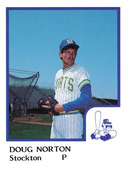 1986 ProCards Stockton Ports #19 Doug Norton Front