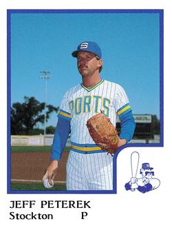 1986 ProCards Stockton Ports #20 Jeff Peterek Front